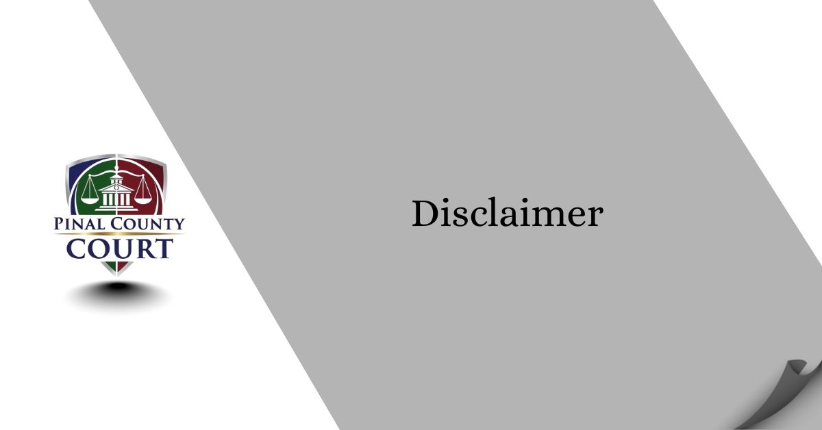 Disclaimer