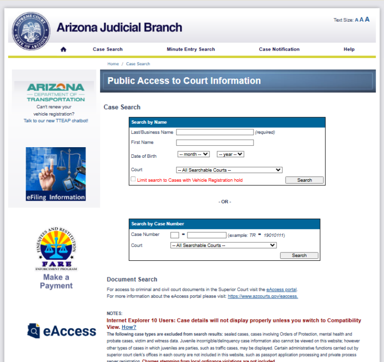 Pinal County Public Records Pinal County Court